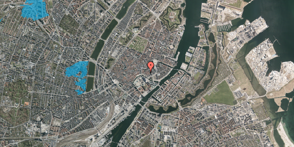 Oversvømmelsesrisiko fra vandløb på Dybensgade 24, 1. , 1071 København K