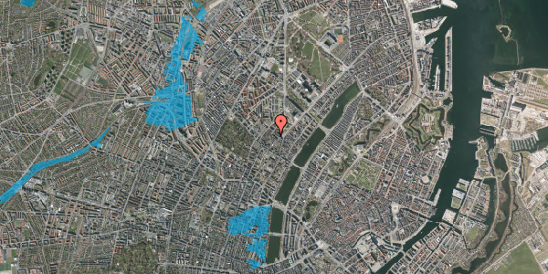 Oversvømmelsesrisiko fra vandløb på Egegade 16, st. tv, 2200 København N