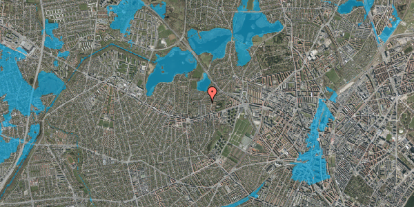 Oversvømmelsesrisiko fra vandløb på Egevangen 31, 2700 Brønshøj