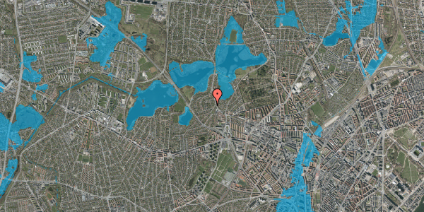 Oversvømmelsesrisiko fra vandløb på Enemærket 4B, 2400 København NV