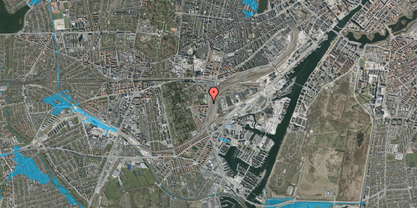 Oversvømmelsesrisiko fra vandløb på Enghavevej 114, 2. tv, 2450 København SV