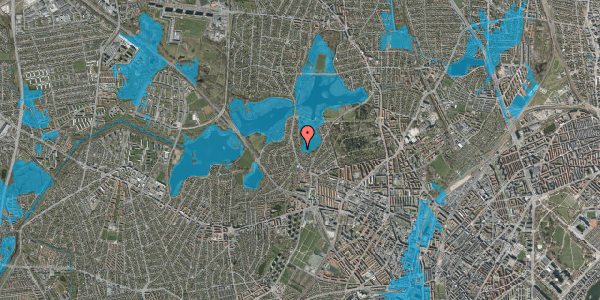 Oversvømmelsesrisiko fra vandløb på Engsvinget 13B, 2400 København NV