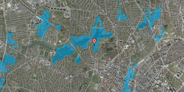 Oversvømmelsesrisiko fra vandløb på Engsvinget 34, 2400 København NV