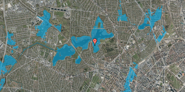 Oversvømmelsesrisiko fra vandløb på Engsvinget 36, 2400 København NV