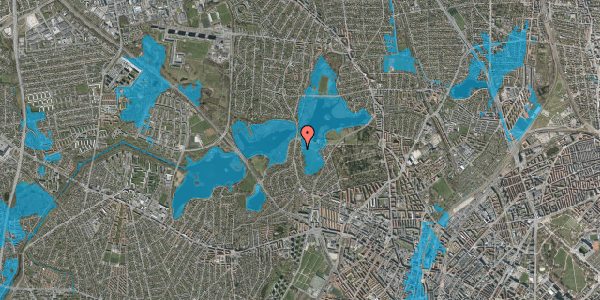 Oversvømmelsesrisiko fra vandløb på Engsvinget 45, 2400 København NV