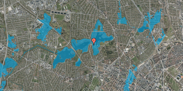 Oversvømmelsesrisiko fra vandløb på Engsvinget 55, 2400 København NV