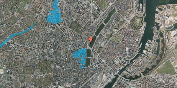Oversvømmelsesrisiko fra vandløb på Ewaldsgade 1, 1. , 2200 København N
