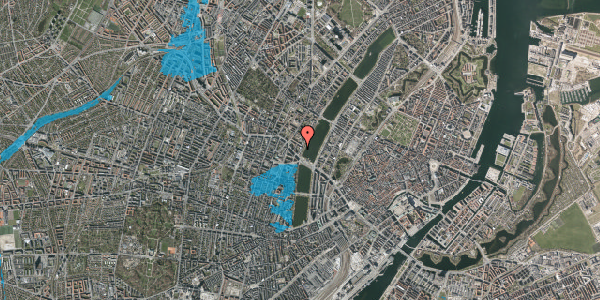 Oversvømmelsesrisiko fra vandløb på Ewaldsgade 6, 2. tv, 2200 København N