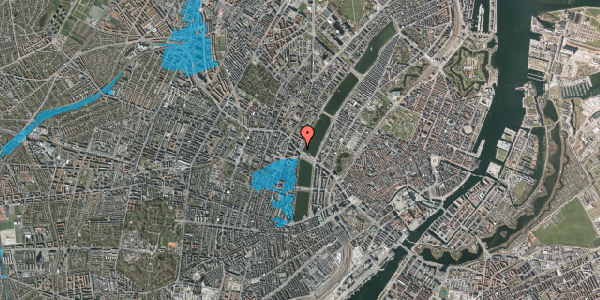 Oversvømmelsesrisiko fra vandløb på Ewaldsgade 9, 2. , 2200 København N