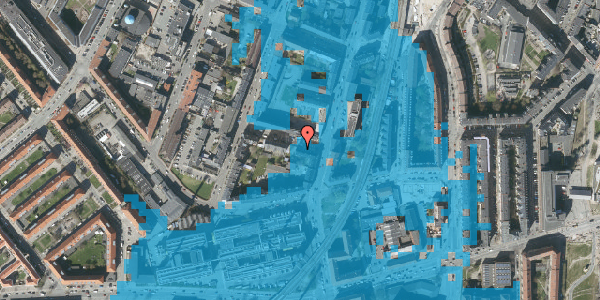 Oversvømmelsesrisiko fra vandløb på Falkevej 3, 1. , 2400 København NV