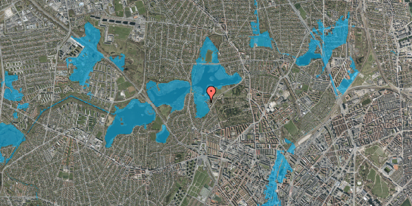Oversvømmelsesrisiko fra vandløb på Folevadsvej 12, 2400 København NV