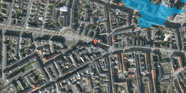 Oversvømmelsesrisiko fra vandløb på Frederiksberg Allé 5, 2. th, 1621 København V