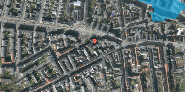 Oversvømmelsesrisiko fra vandløb på Frederiksberg Allé 11A, 1. , 1621 København V