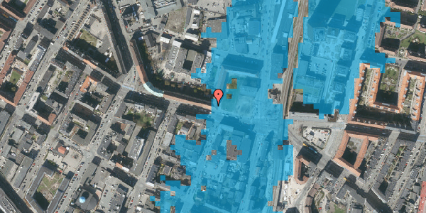 Oversvømmelsesrisiko fra vandløb på Frederikssundsvej 14A, 1. th, 2400 København NV