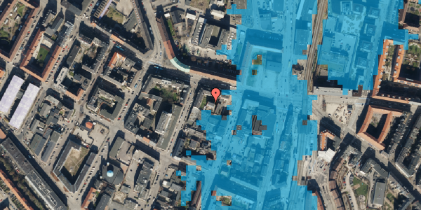 Oversvømmelsesrisiko fra vandløb på Frederikssundsvej 15A, 3. th, 2400 København NV