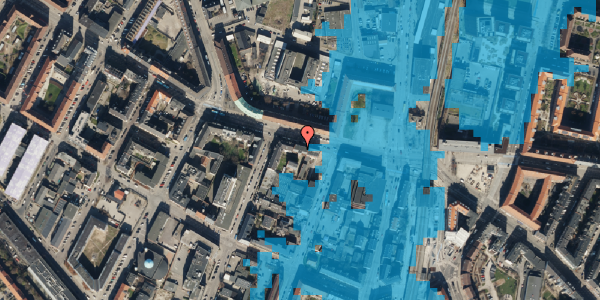 Oversvømmelsesrisiko fra vandløb på Frederikssundsvej 15, 2. th, 2400 København NV