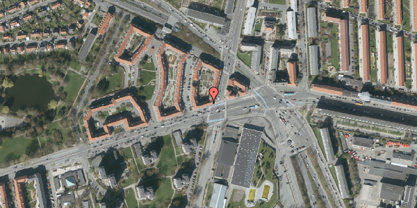 Oversvømmelsesrisiko fra vandløb på Frederikssundsvej 114A, st. th, 2700 Brønshøj