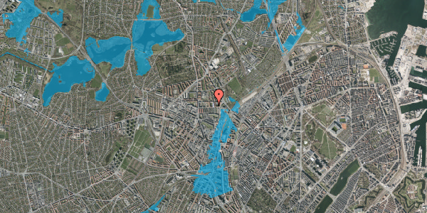 Oversvømmelsesrisiko fra vandløb på Frimestervej 15, st. th, 2400 København NV
