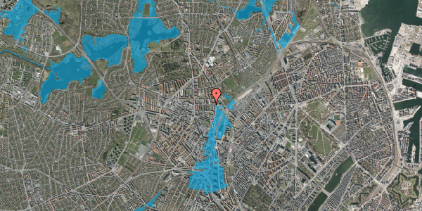 Oversvømmelsesrisiko fra vandløb på Frimestervej 16, 4. tv, 2400 København NV