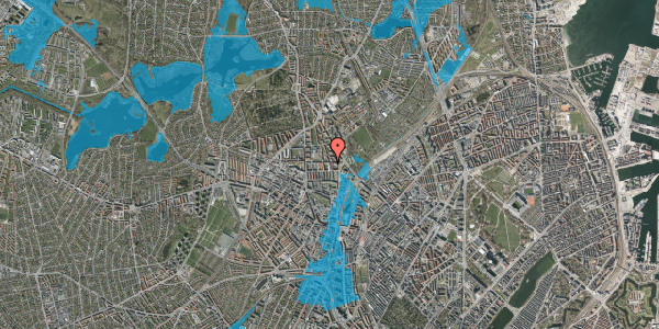 Oversvømmelsesrisiko fra vandløb på Frimestervej 29, 1. tv, 2400 København NV