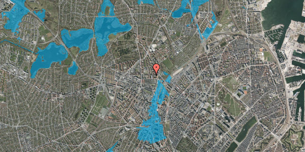 Oversvømmelsesrisiko fra vandløb på Frimestervej 29, 2. th, 2400 København NV