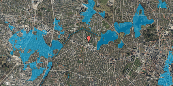 Oversvømmelsesrisiko fra vandløb på Gadelandet 10A, 3. th, 2700 Brønshøj
