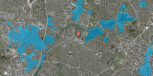 Oversvømmelsesrisiko fra vandløb på Gadelandet 10F, st. tv, 2700 Brønshøj