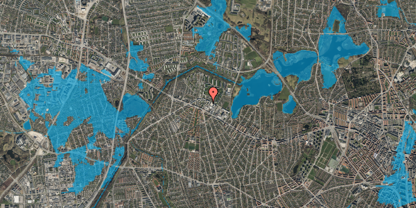 Oversvømmelsesrisiko fra vandløb på Gadelandet 16, 1. 4, 2700 Brønshøj