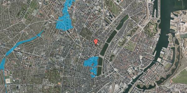 Oversvømmelsesrisiko fra vandløb på Gartnergade 9B, 3. tv, 2200 København N