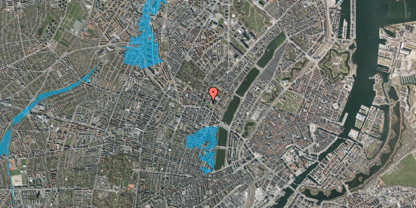 Oversvømmelsesrisiko fra vandløb på Gartnergade 9C, 2. th, 2200 København N