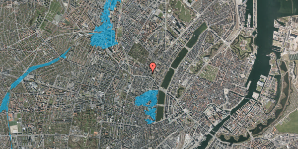 Oversvømmelsesrisiko fra vandløb på Gartnergade 16, 3. th, 2200 København N