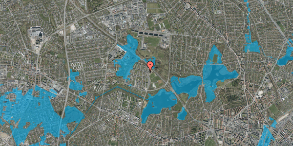 Oversvømmelsesrisiko fra vandløb på Gavlhusvej 5, 2. tv, 2700 Brønshøj