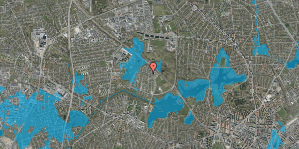 Oversvømmelsesrisiko fra vandløb på Gavlhusvej 15, st. th, 2700 Brønshøj