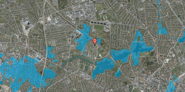 Oversvømmelsesrisiko fra vandløb på Gavlhusvej 19, 2. tv, 2700 Brønshøj