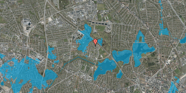 Oversvømmelsesrisiko fra vandløb på Gavlhusvej 23, st. tv, 2700 Brønshøj