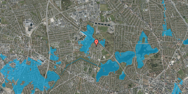 Oversvømmelsesrisiko fra vandløb på Gavlhusvej 33, 2. th, 2700 Brønshøj