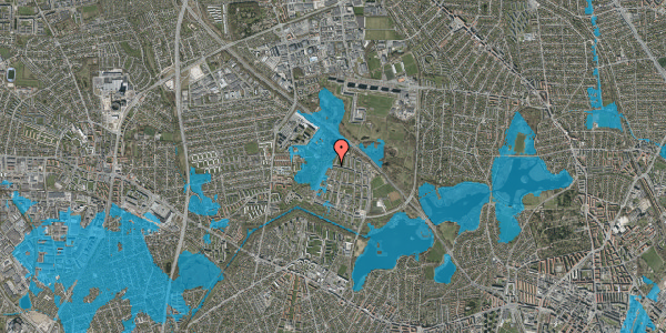 Oversvømmelsesrisiko fra vandløb på Gavlhusvej 51, 2. th, 2700 Brønshøj