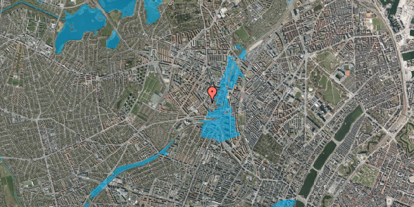 Oversvømmelsesrisiko fra vandløb på Glentevej 46, 4. th, 2400 København NV