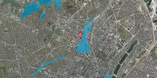 Oversvømmelsesrisiko fra vandløb på Glentevej 48, 4. th, 2400 København NV