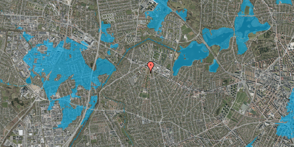 Oversvømmelsesrisiko fra vandløb på Glumsøvej 19, 1. tv, 2700 Brønshøj
