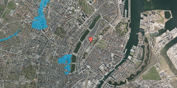 Oversvømmelsesrisiko fra vandløb på Gothersgade 153, kl. tv, 1123 København K