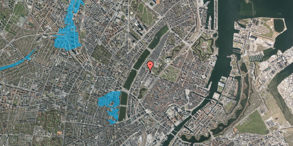 Oversvømmelsesrisiko fra vandløb på Gothersgade 155, 5. tv, 1123 København K