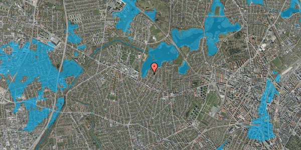 Oversvømmelsesrisiko fra vandløb på Gråbynkevej 11, 2700 Brønshøj
