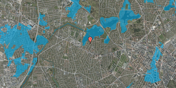 Oversvømmelsesrisiko fra vandløb på Gråbynkevej 13, 2700 Brønshøj