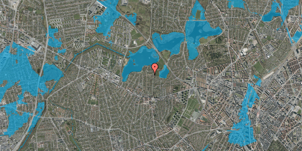 Oversvømmelsesrisiko fra vandløb på Gåseurtvej 3, 2700 Brønshøj