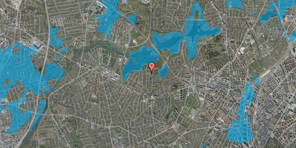 Oversvømmelsesrisiko fra vandløb på Gåseurtvej 7, 2700 Brønshøj