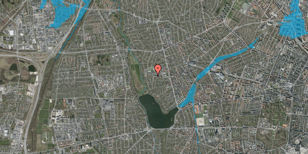 Oversvømmelsesrisiko fra vandløb på Hanstholmvej 37, 2720 Vanløse