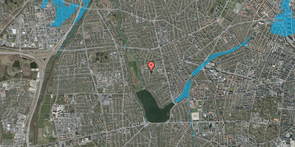 Oversvømmelsesrisiko fra vandløb på Hanstholmvej 47, 1. tv, 2720 Vanløse