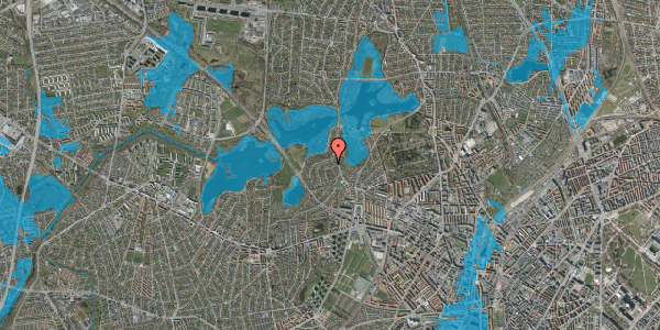 Oversvømmelsesrisiko fra vandløb på Harespringet 29, 2400 København NV