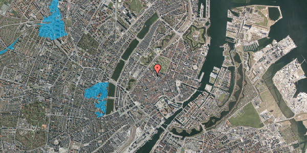 Oversvømmelsesrisiko fra vandløb på Hauser Plads 14, 2. , 1127 København K